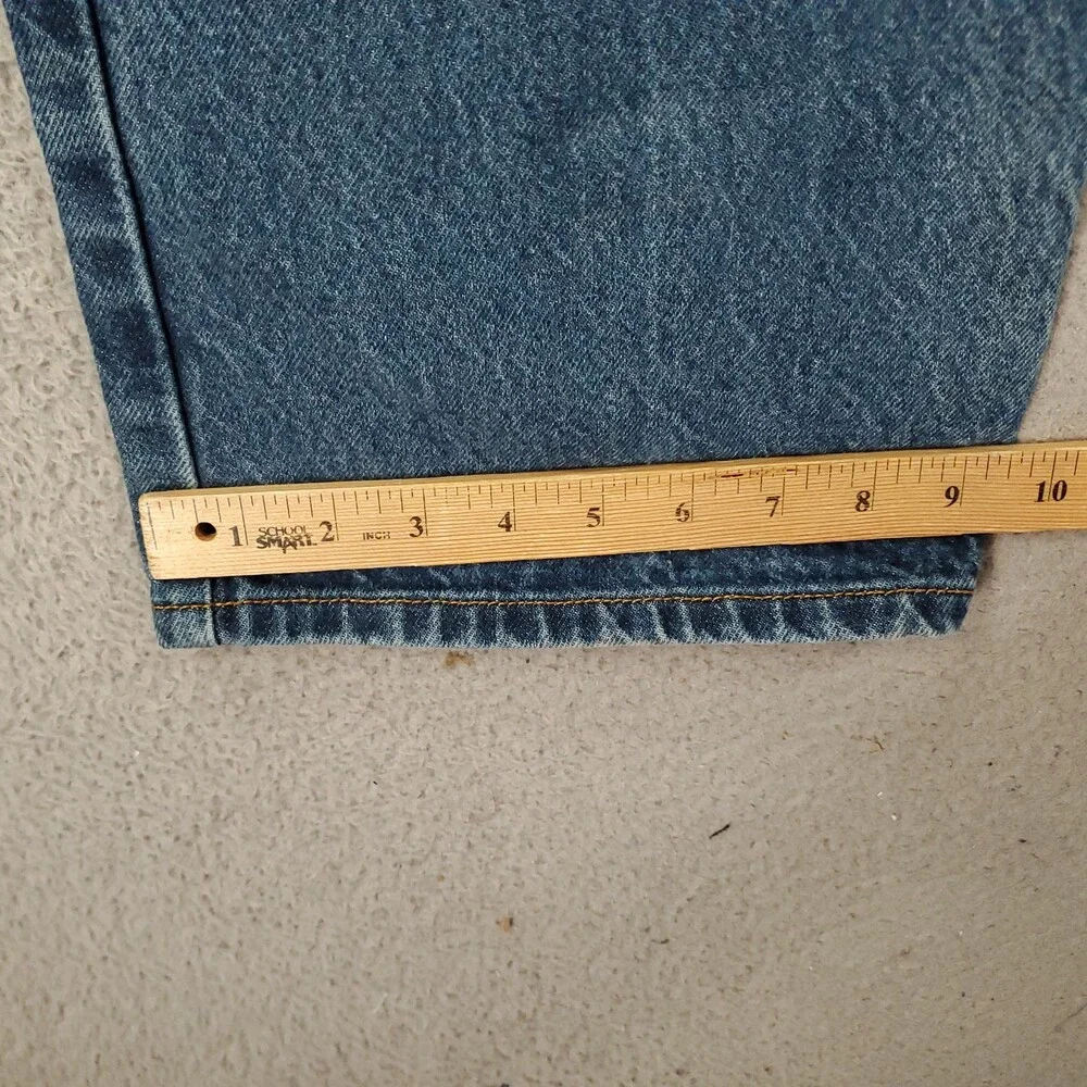 Levis 517 Jeans Mens 38x36 Distressed Medium Wash Denim Blue Boot Cut Y2K